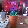 Flower pot perler bead