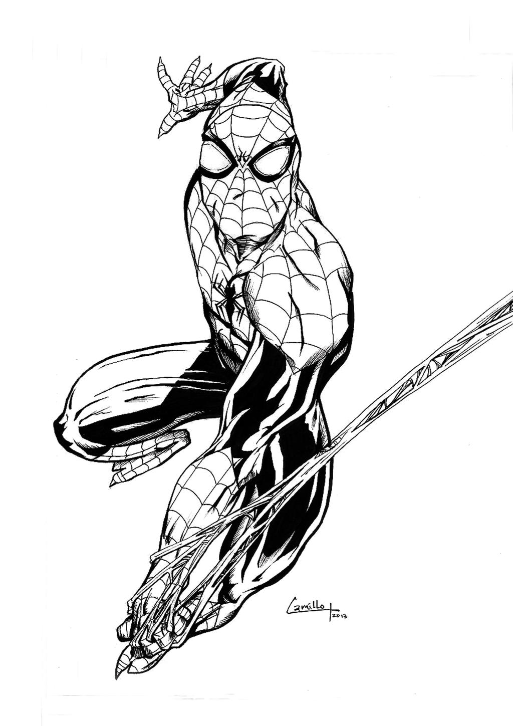 Superior Spiderman Inks By Camillo1988 On Deviantart