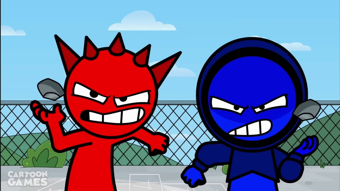 Raddy and Jevin uses her rocks (Sprunki) by Charmagnemansayon199 on ...