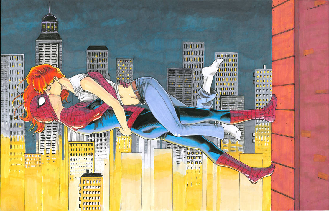 Spidey and MJ color