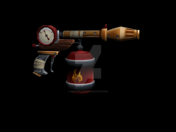 Key Flamethrower Rivals Render Flamethrower Render by ginaviglietti on DeviantArt