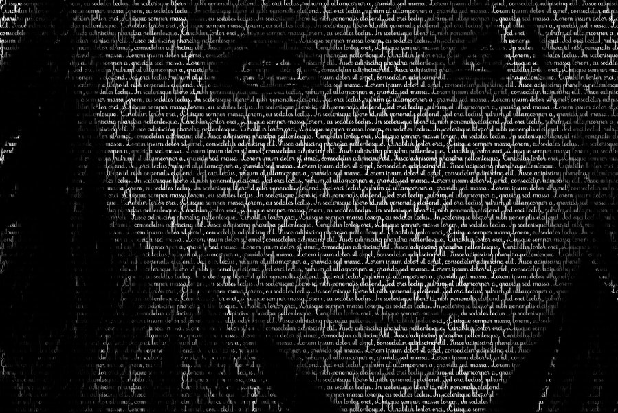 Myself in typographic form