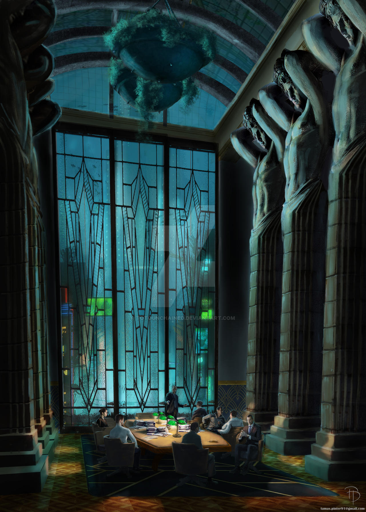 Council Room by TotoUnchained on DeviantArt