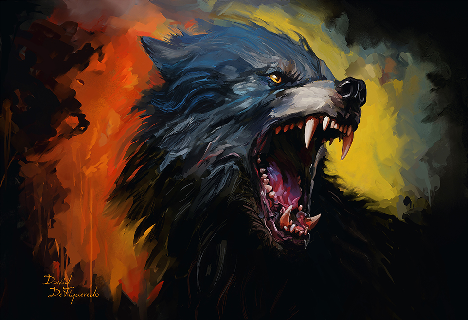 Fenrir: Legendary Wolf by DavidDeFigueredo on DeviantArt