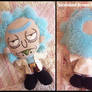 Commission and VIDEO: Small Rick Sanchez Plushie