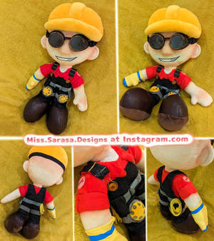 Commission: Medium sized Engineer Plush Doll