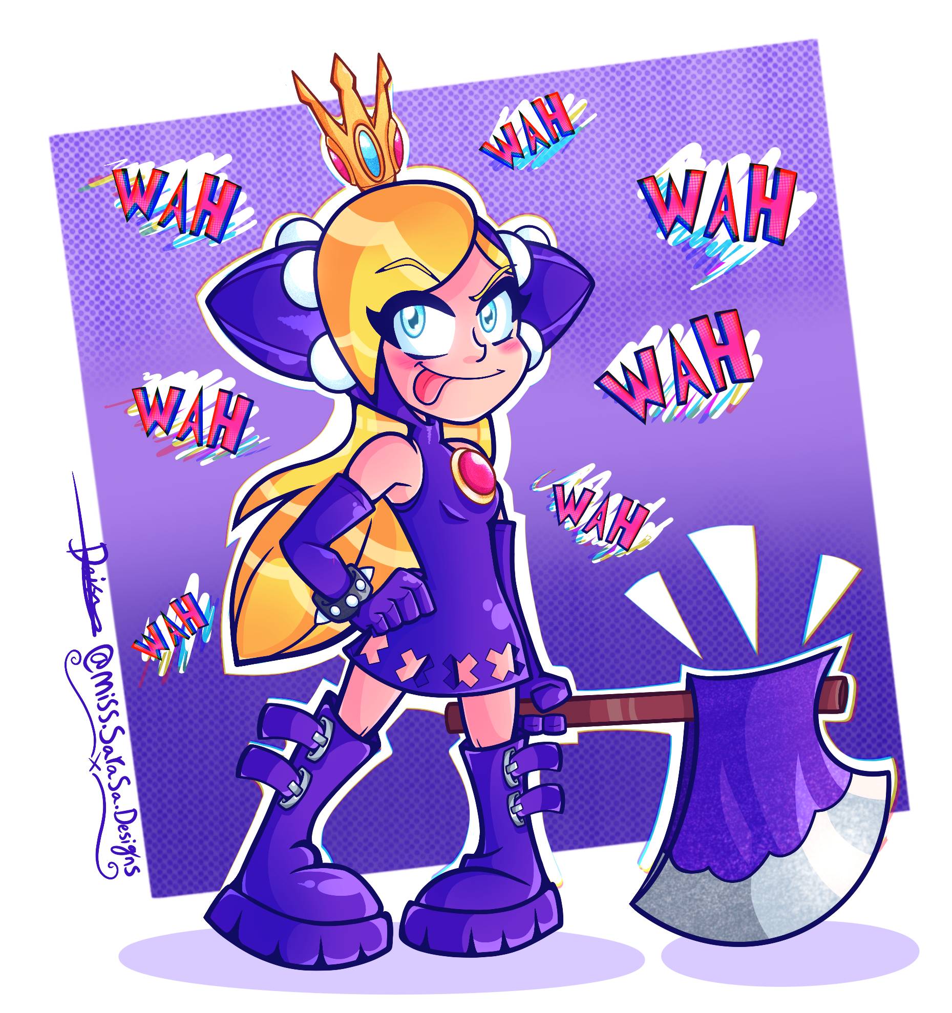 Walapeach Wapeach by Miss-Sarasa-Designs on DeviantArt