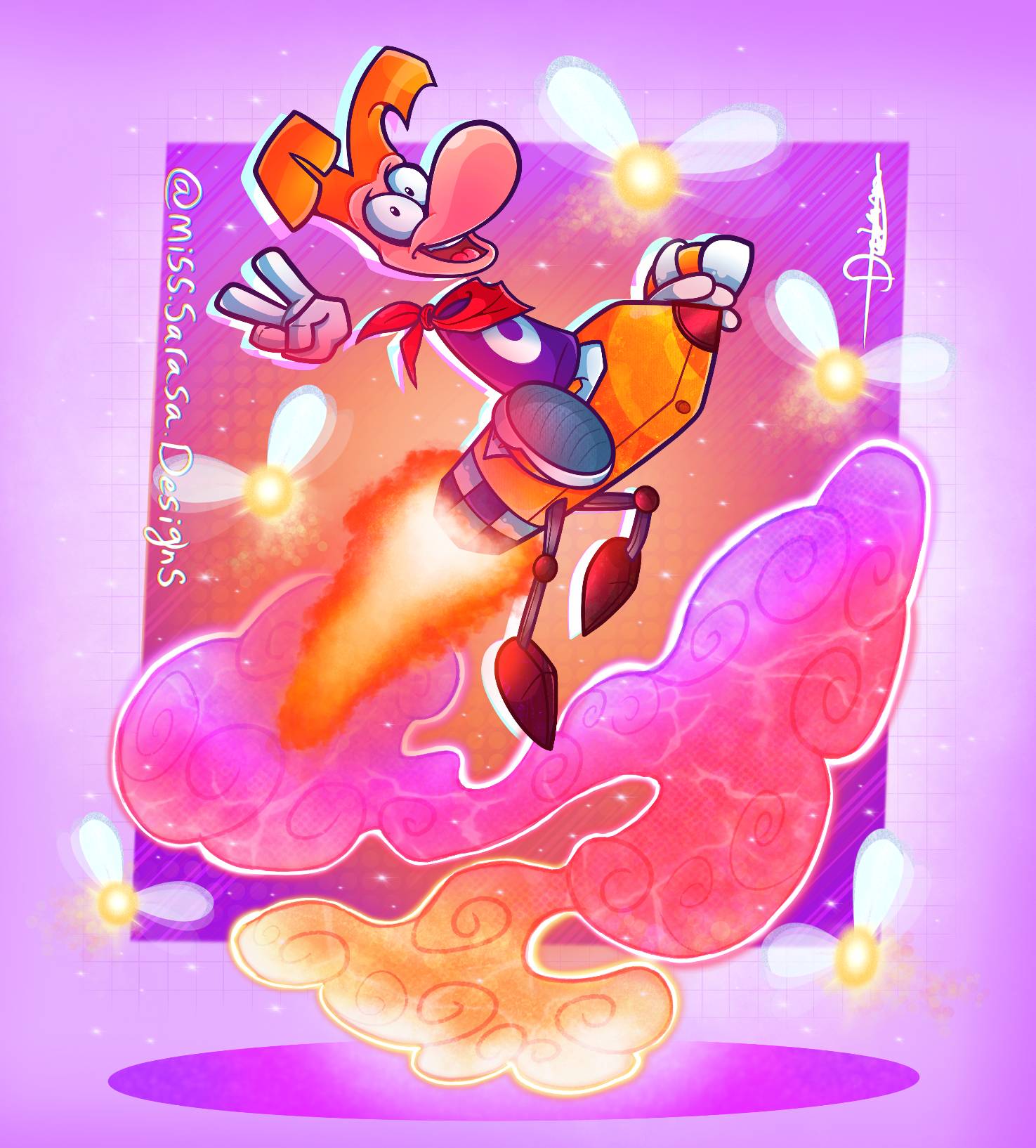 Shell Rayman Rayman and the Walking Shell by Miss-Sarasa-Designs on DeviantArt