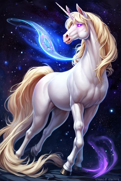 Unicorn goddess feral form by Ninalizard on DeviantArt
