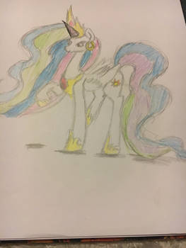 Princess Celestia - Drawn by Piixie71904
