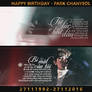 HAPPY BIRTHDAY - PARK CHANYEOL