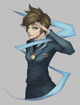 Cadet Lena Oxton AKA Tracer