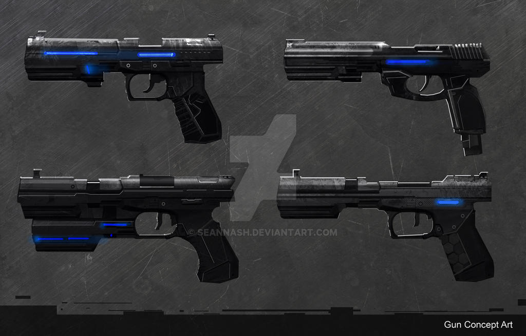 Sci fi - Gun Concept Art