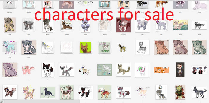 characters for sale