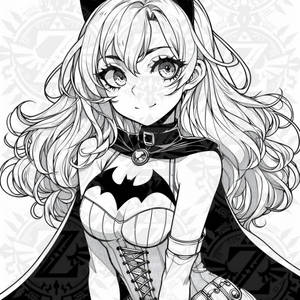 Anime Batgirl Fan Art