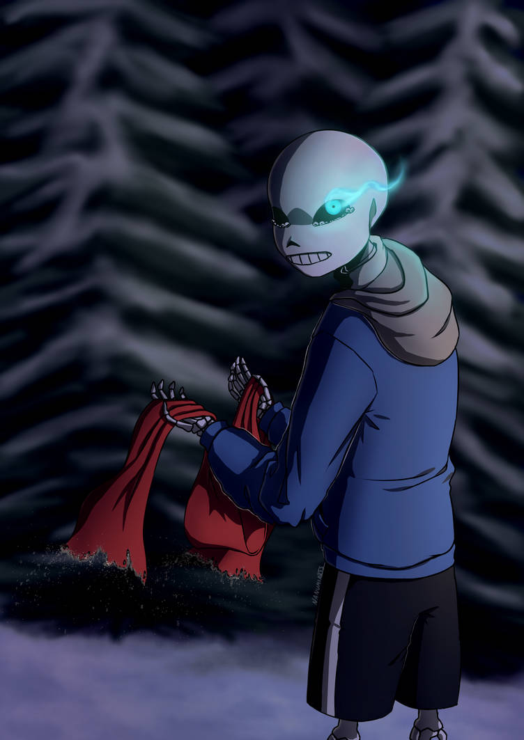 Angry Sans Fanart by NanumiARTS on DeviantArt