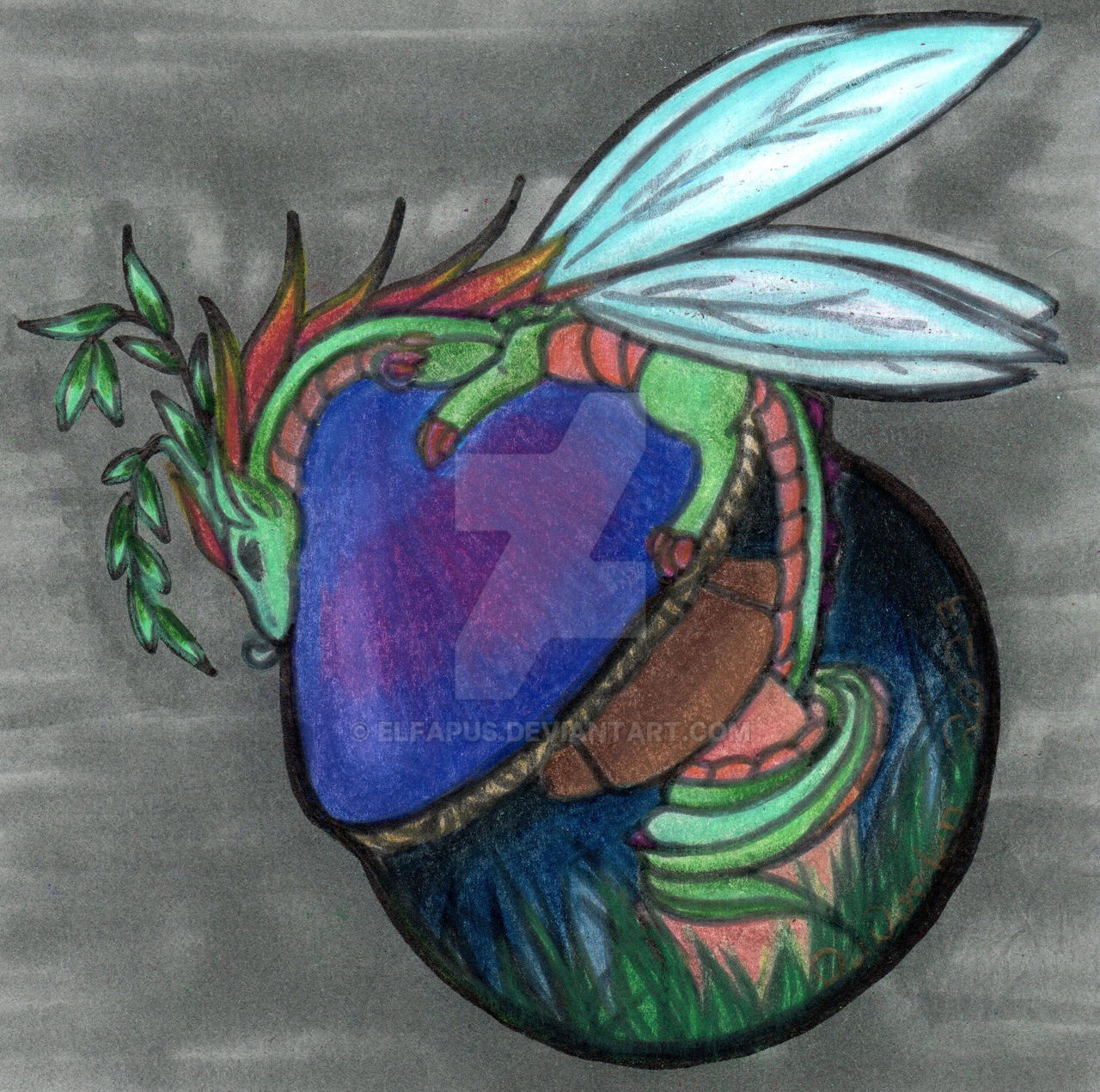 Dragonfly Deviantart Dragonfly by Elfapus on DeviantArt