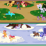 Spring and Winter Ponies
