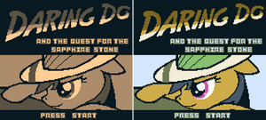 Daring Do Title Screen