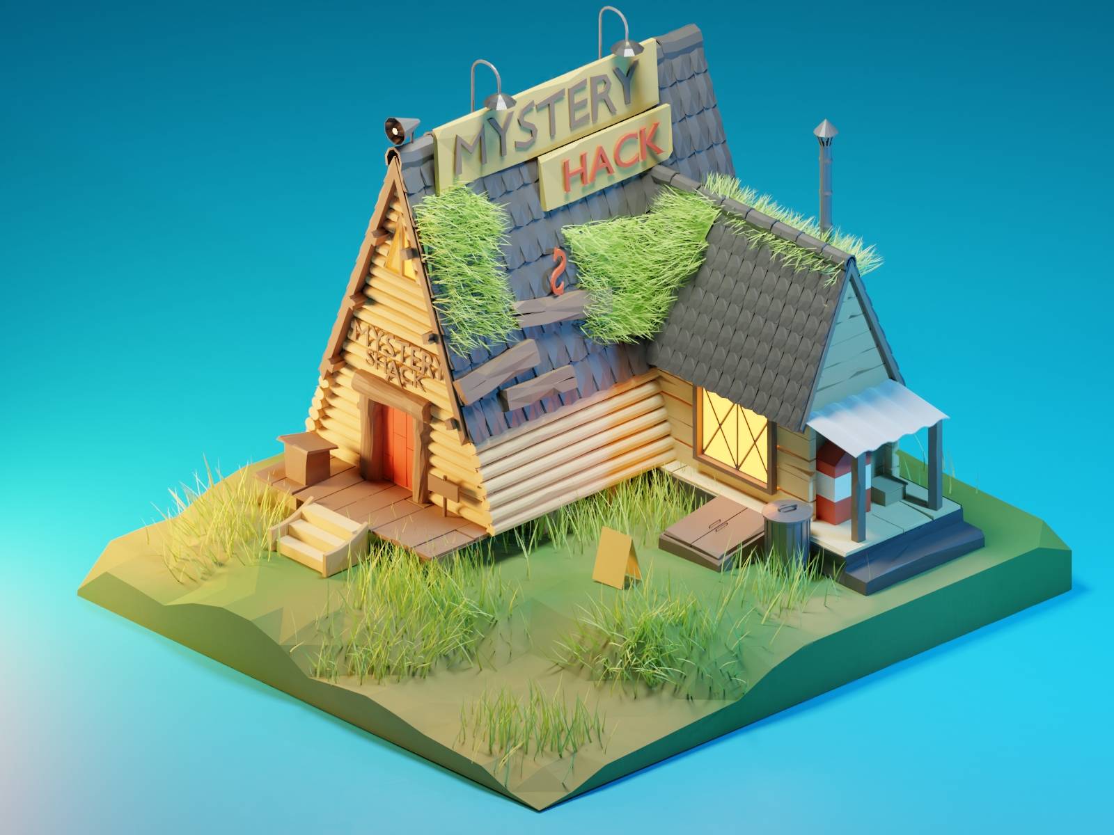 Shack Vector Deviantart Mystery Shack by blender0blunder on DeviantArt