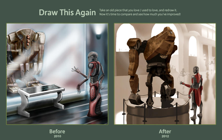 Robot Museum - Draw This Again Contest
