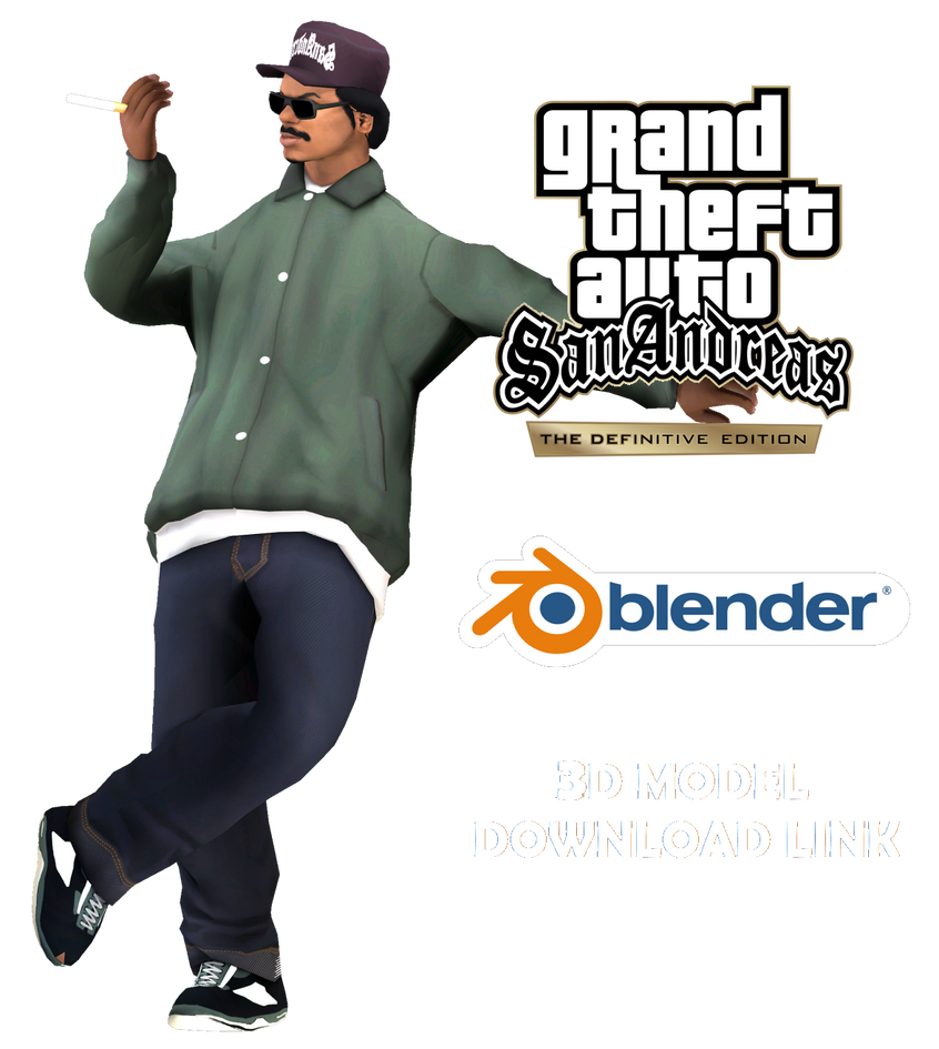 Ryder GTA SA Definitive Edition 3D Model Download by SpideyGta101 on