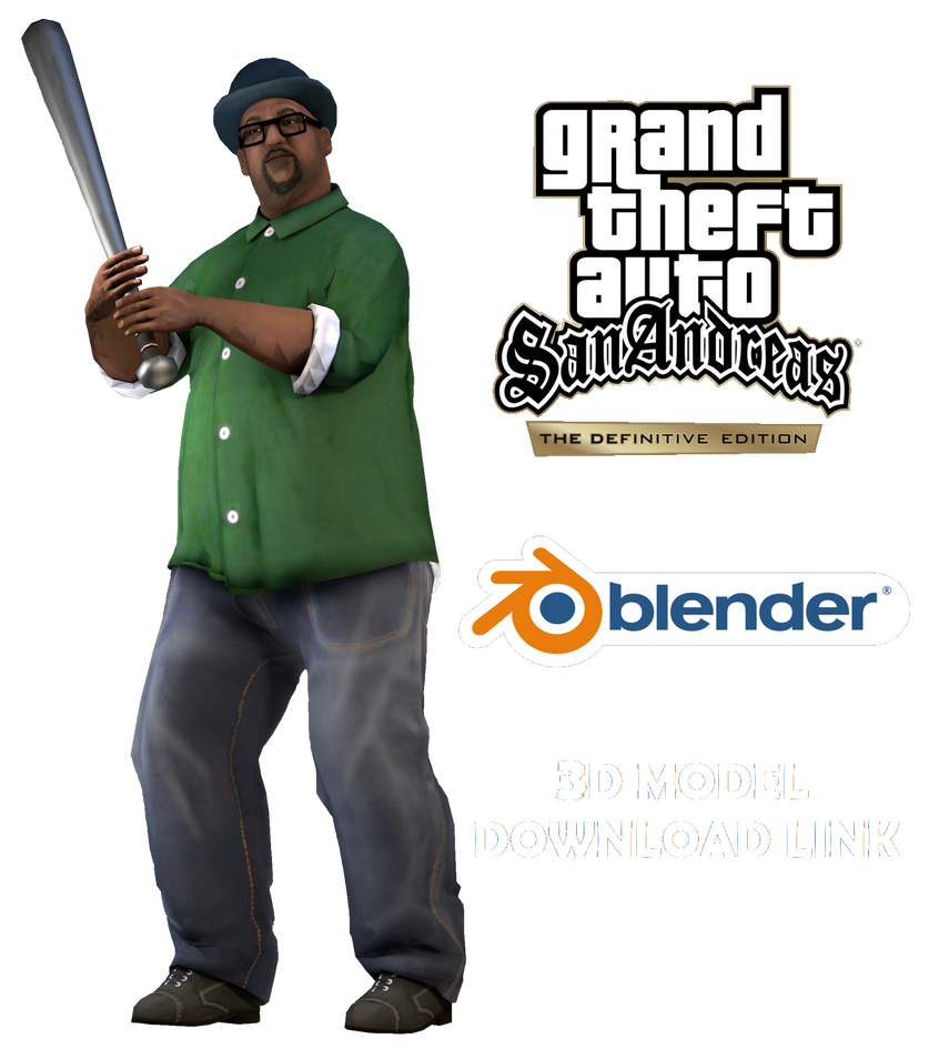 Big Smoke GTA Definitive Edition 3D Model Download by SpideyGta101 on