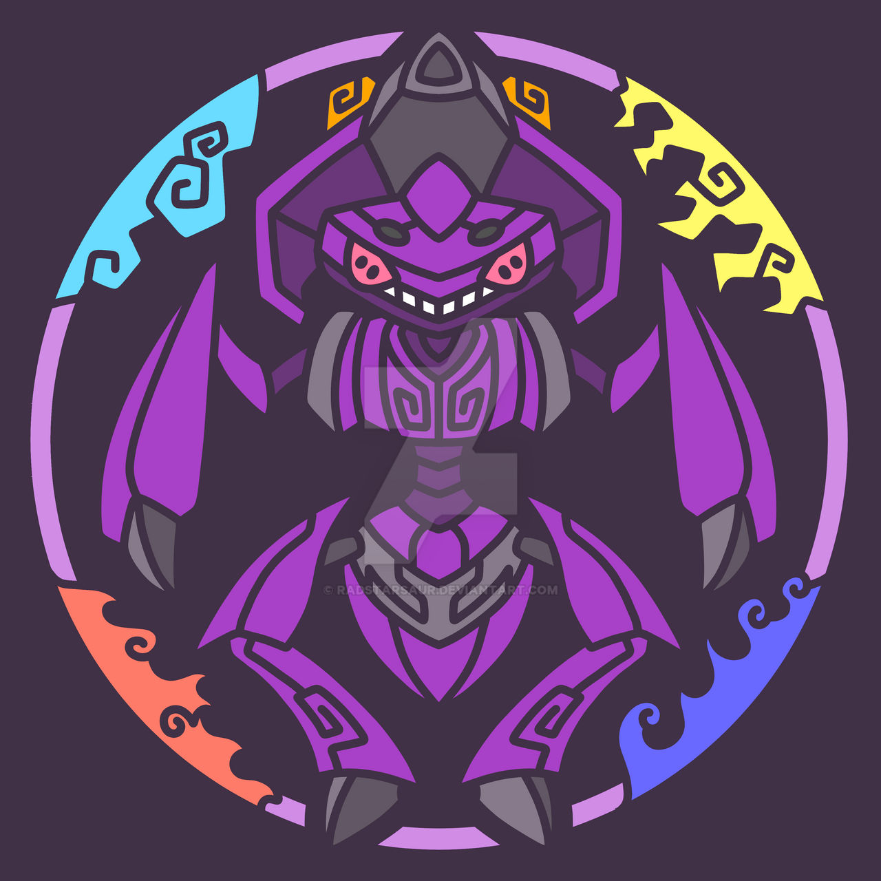 Pixel Genesect Genesect by RadStarsaur on DeviantArt