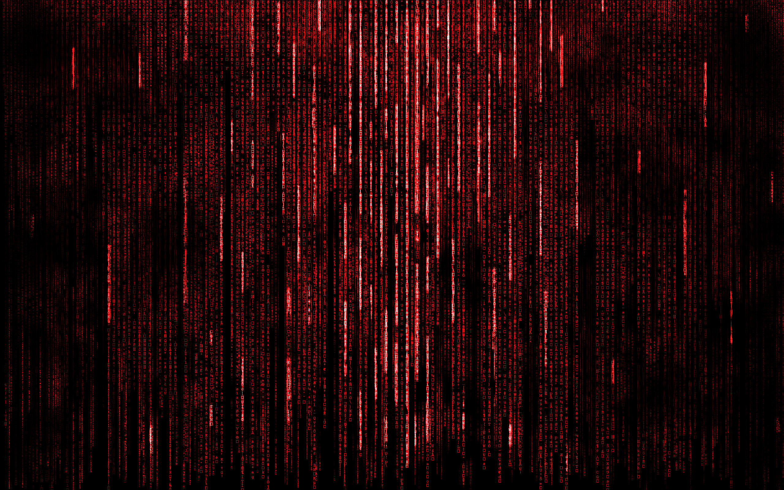 Red Matrix Wallpaper