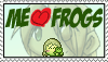 Me Love Frogs Stamp