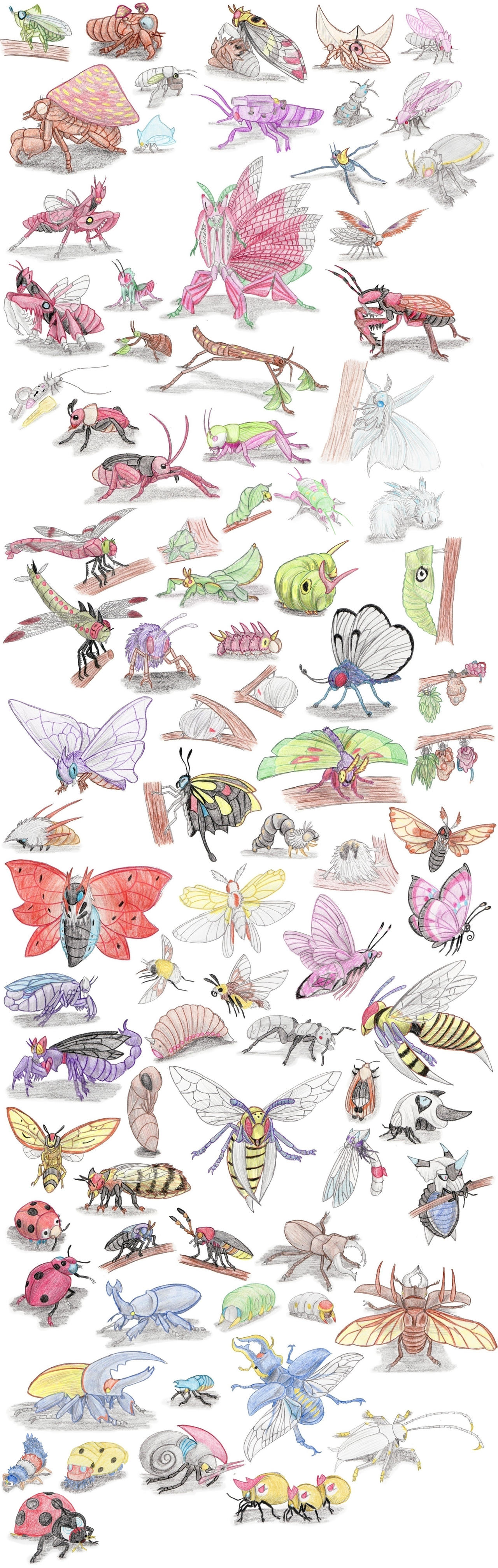 Insect Pokemon by DragonlordRynn on DeviantArt