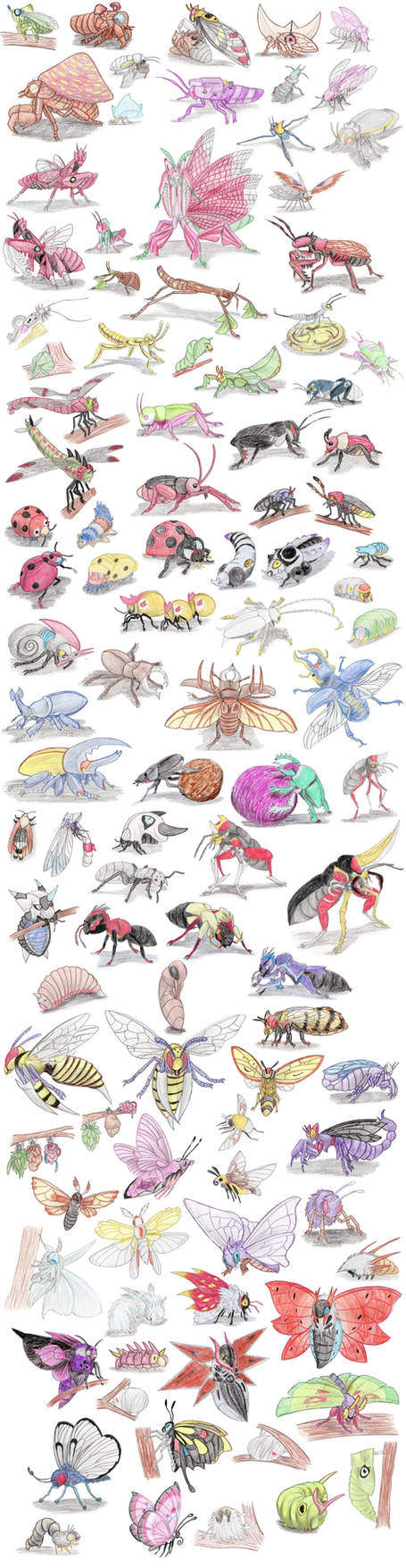 Insect Pokemon by DragonlordRynn on DeviantArt