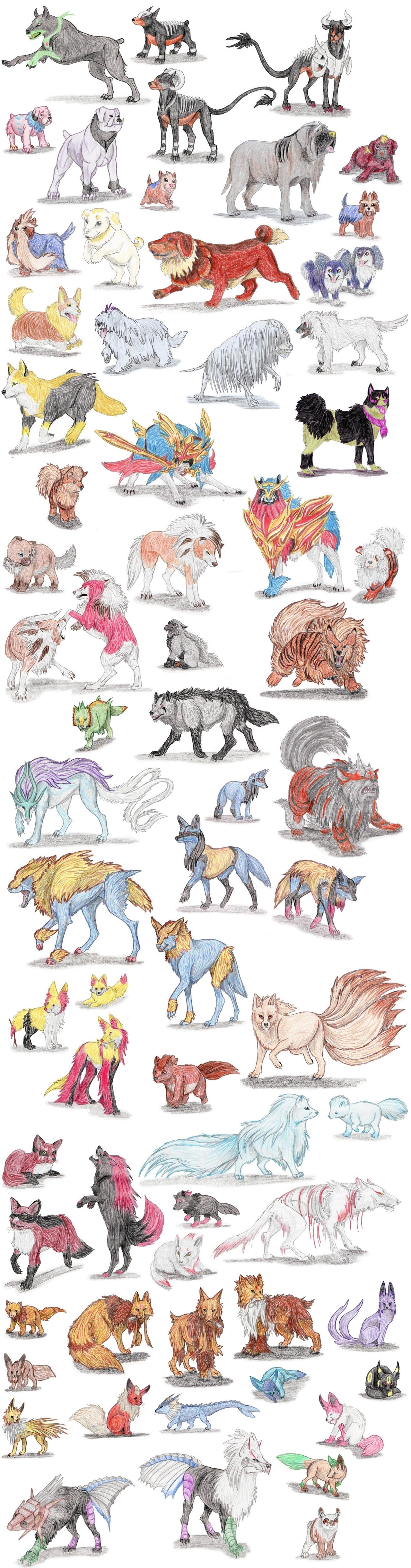 Dog Pokemon by DragonlordRynn on DeviantArt