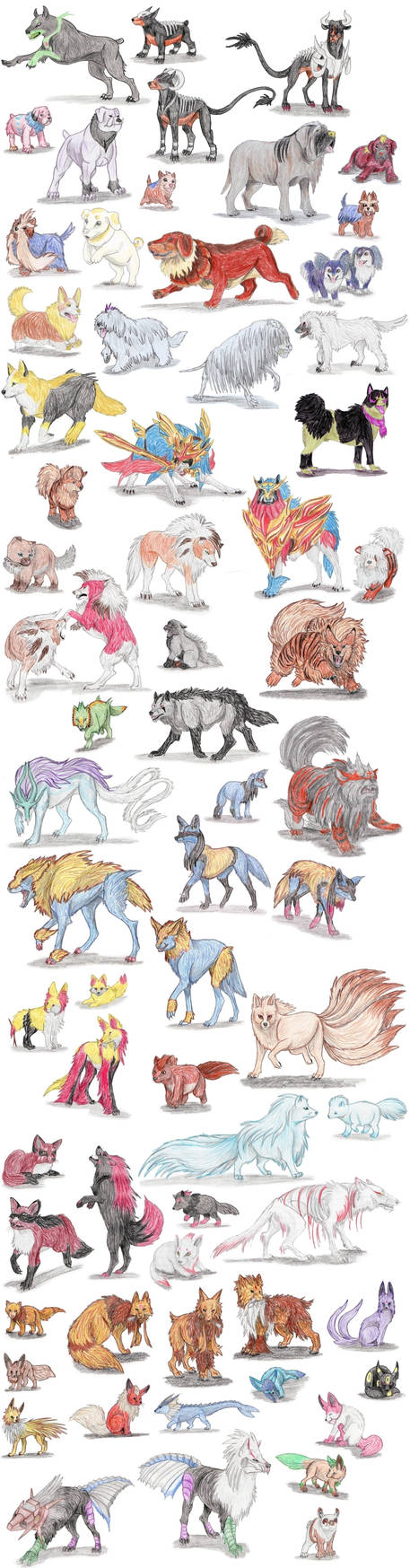 Dog Pokemon by DragonlordRynn on DeviantArt