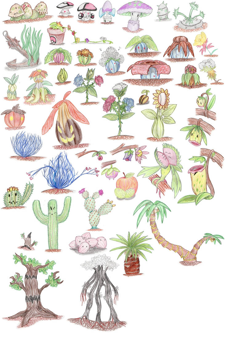 Plant Pokemon by DragonlordRynn on DeviantArt