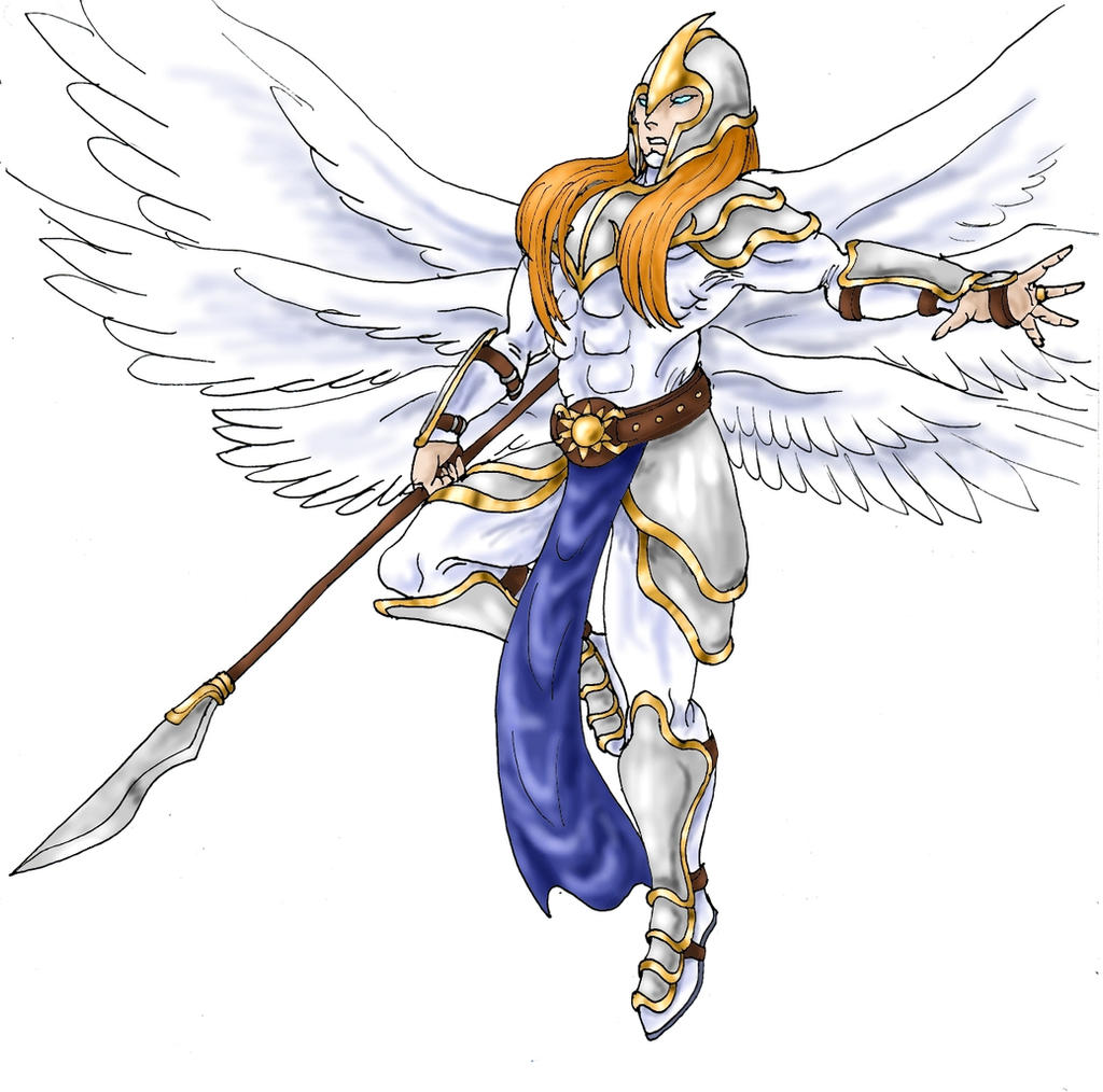 Angemon Redesign by DragonlordRynn on DeviantArt