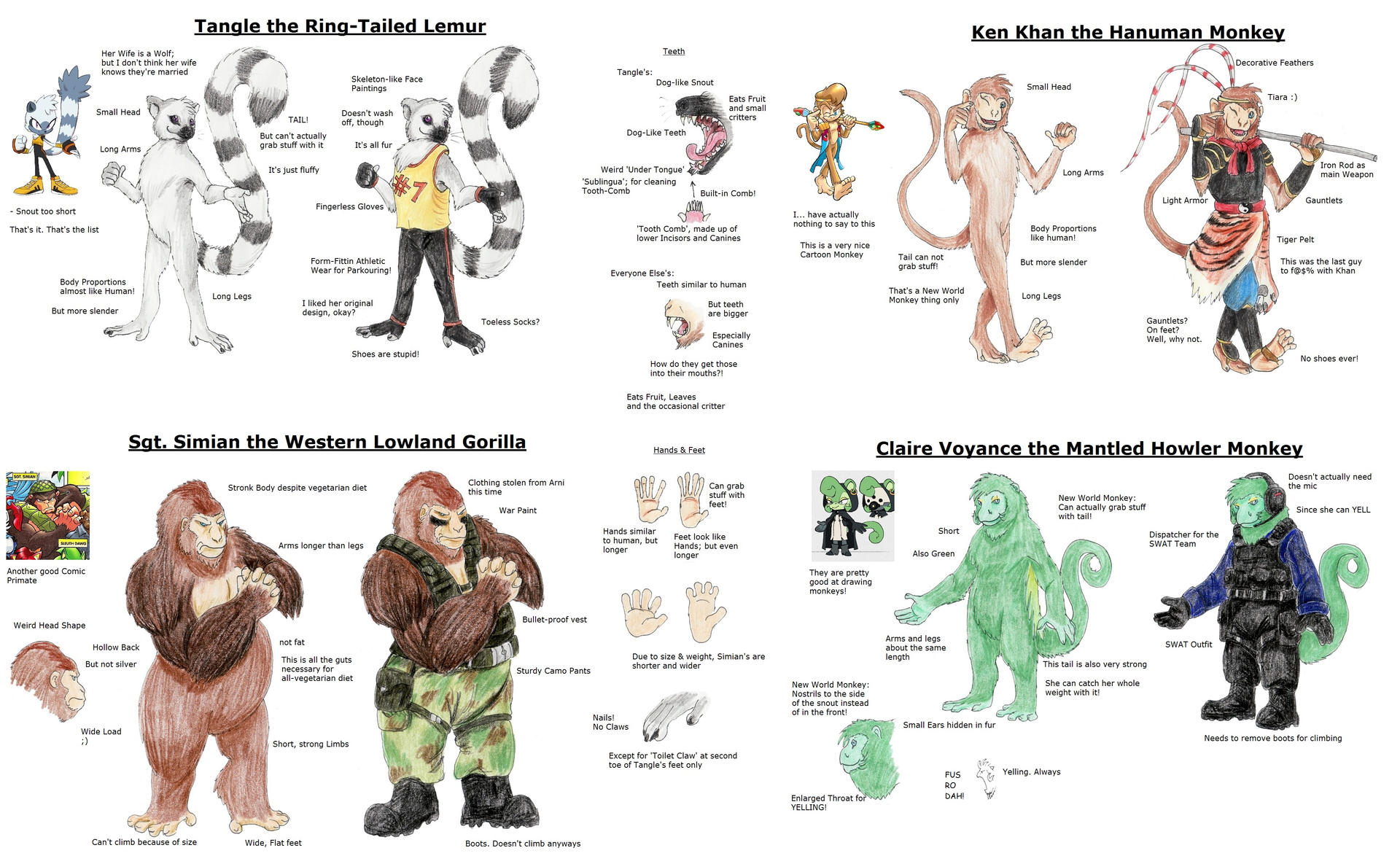 Primates Deviantart Base Realistic Sonic Characters - Primates by DragonlordRynn on DeviantArt