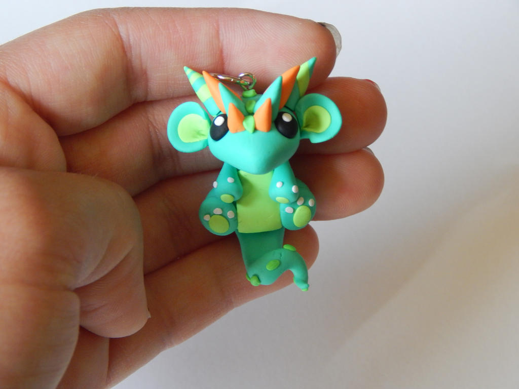 Blue and Green Baby Dragon