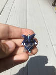 Dark Blue Baby Dragon Necklace