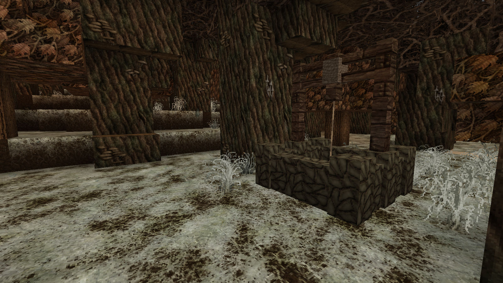 Broken Anachronism Roofed Forest Minecraft By 13thmurder On Deviantart
