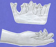 Crown and a hand...