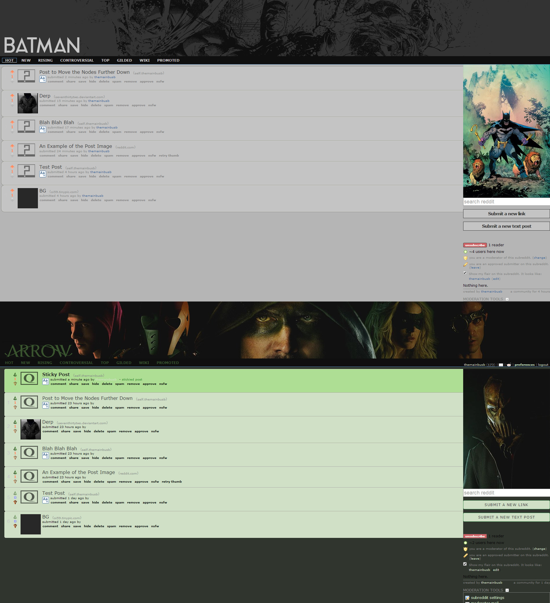 /r/batman | /r/arrow Concepts