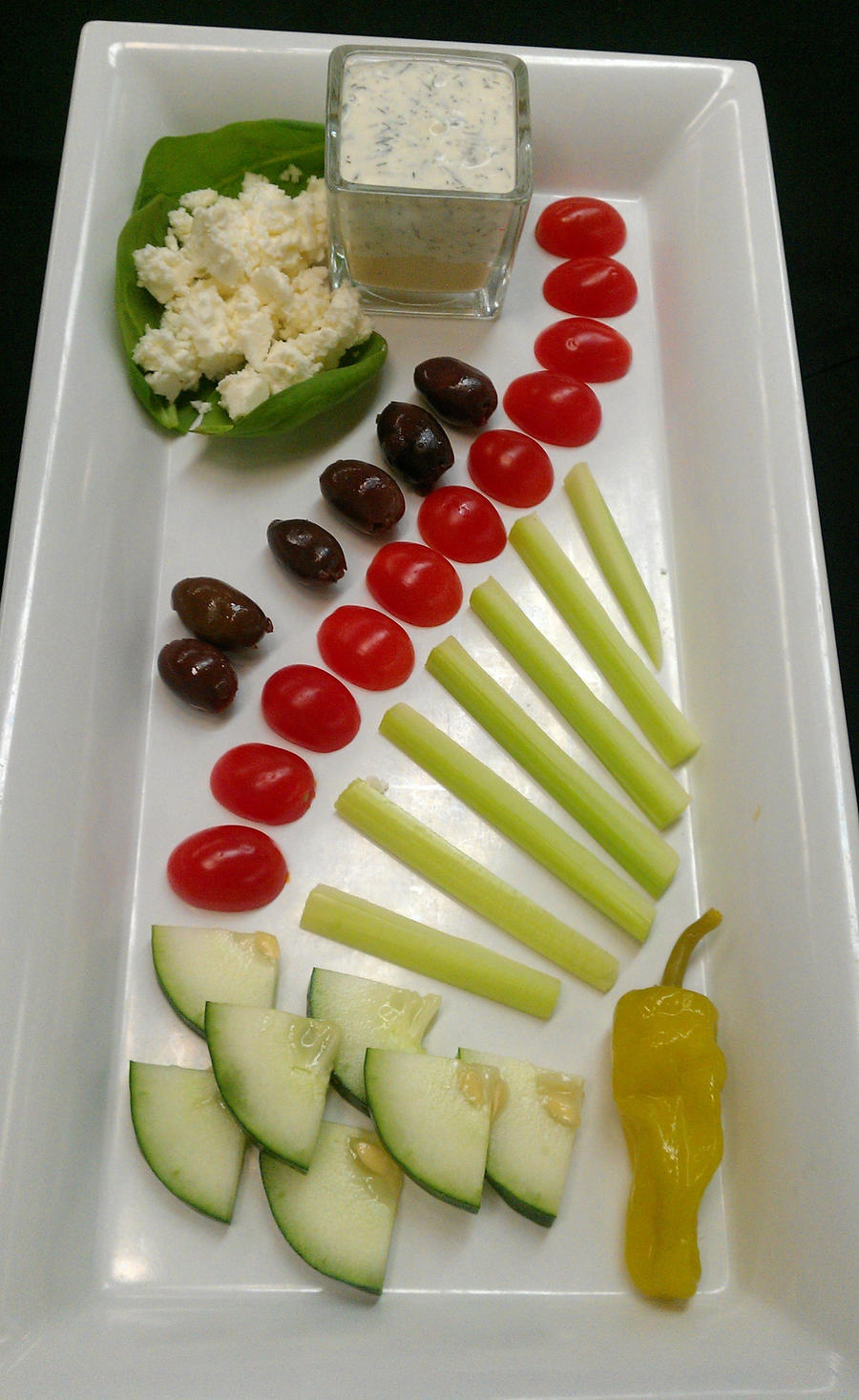 Greek Crudite Platter