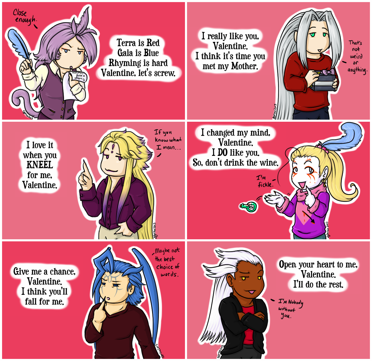 Villain Valentines