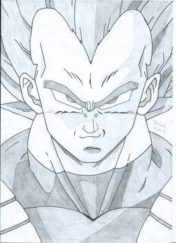 Dragon Ball Z - Vegeta (Drawing) - Updated!!!