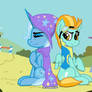 Trixie and Lightning Dust