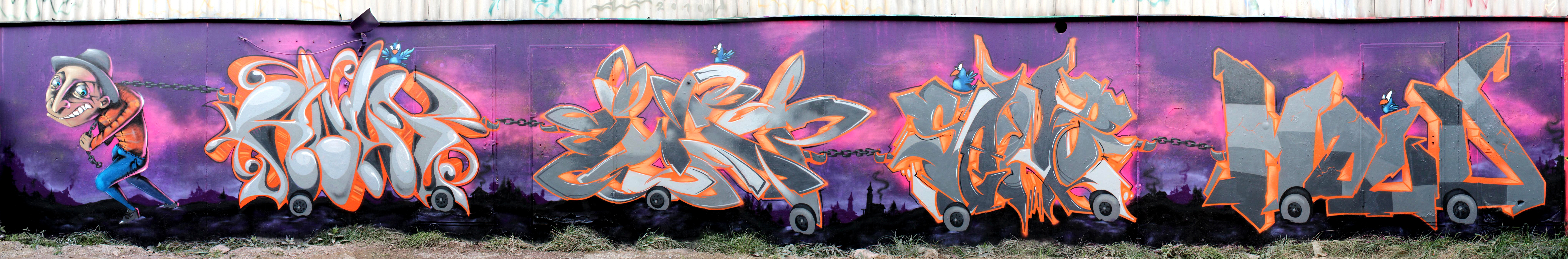 ADK crew MYSTIK wall