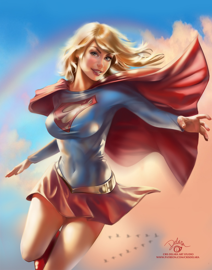 Supergirl Fanart By Delarasart On Deviantart Supergirl Fanart By Delarasart On Deviantart