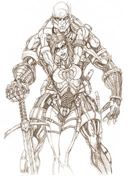 GIJOE Destro Baroness pencil