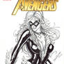Black Cat Sketch Cover Commission